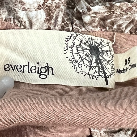 Everleigh Reptile Print Sleeveless Tiered Ruffle Midi Dress Size XS - Picture 7 of 9